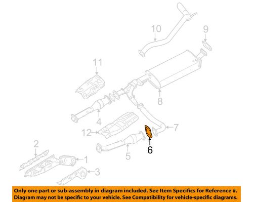 Nissan oem exhaust-front pipe gasket 2069224u0a