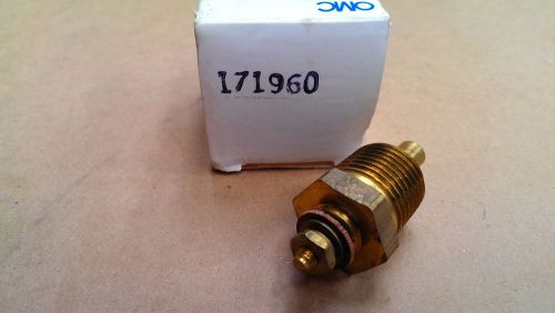 New oem omc p/n 171960 temperature sending unit 1968 to 1993 omc stern drive