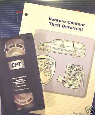 Venture content theft deterrent - gm training locksmith