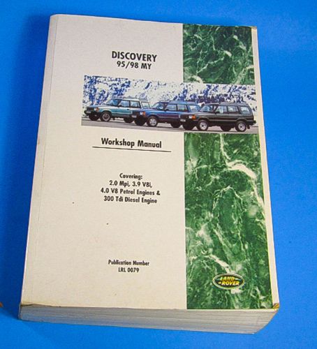 Land rover discovery 1995-1998 95/98 my workshop manual