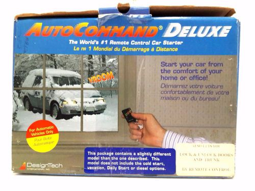 Design tech international auto command deluxe remote control car starter