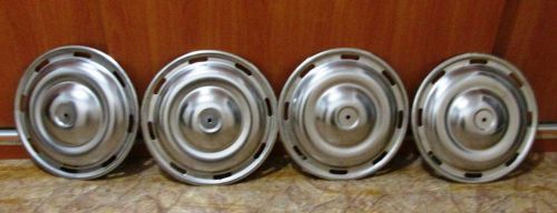 New hubcap r13 in stainless steel of the soviet car for the rat rod hot rod