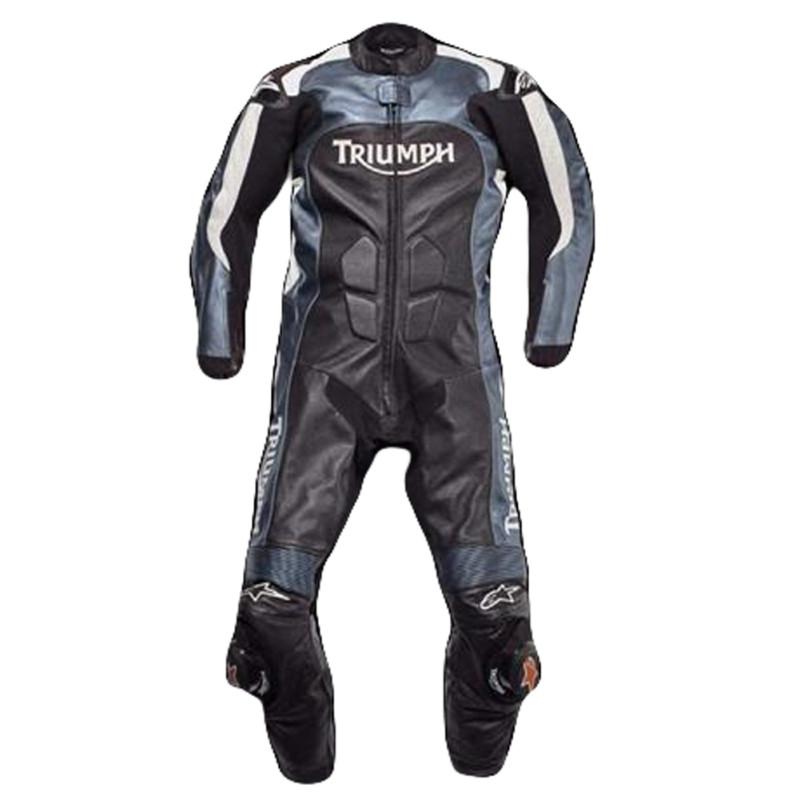New triumph motorcycles leather one piece as1 suit, size 44, part #m6944409