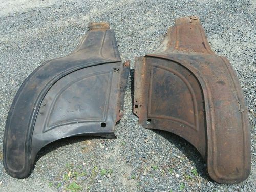 Ford model t -  front  fenders - lots of solid steel left