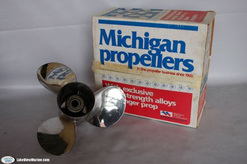 Michigan wheel propeller 033003 14.5 (14 1/2) x 17 stainless 3 blade prop new