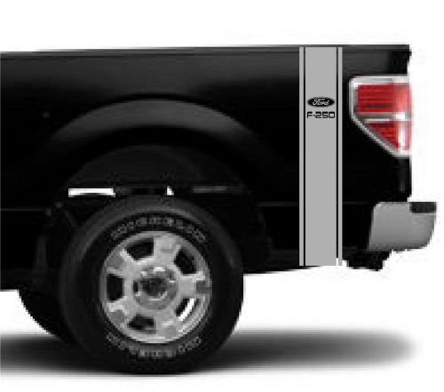 Ford f-250 9&#034; truck bed stripe vinyl decal sticker - choice of colors