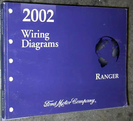 2002 ford ranger truck factory wiring diagrams manual