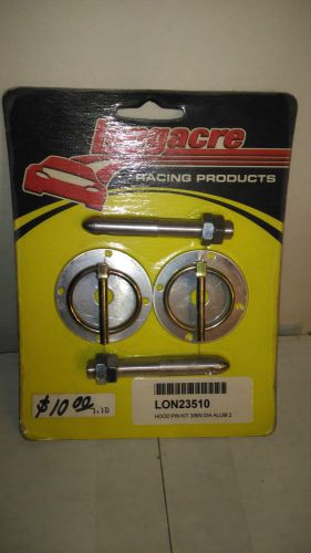 Longacre hood pin kit 3/8&#034; hood pin kit aluminum lon 23510