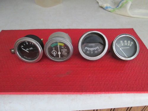 Gauges lot of 4  rat rod gauges