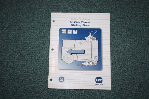 U-van power sliding door training manual