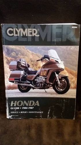 Clymer honda gl1200 1984-1987 repair manual