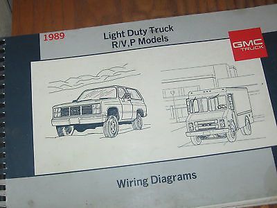 1989 gmc suburban truck jimmy motorhome service manual wire wiring diagram