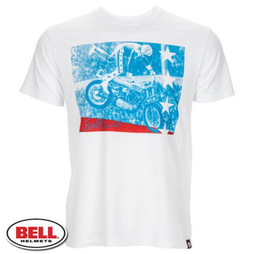 Bell usa evel white t-shirt m medium