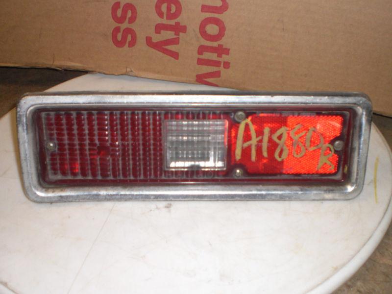 1970 to 1971 nova right tail light lamp 