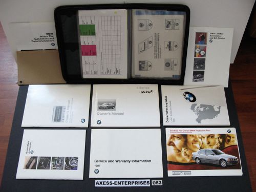 97 1997 bmw 5-ser e39 528 540 i 528i 540i owners manuals drivers books set # 082