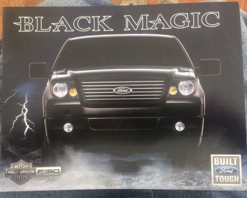 2005 ford black magic f150 brochure