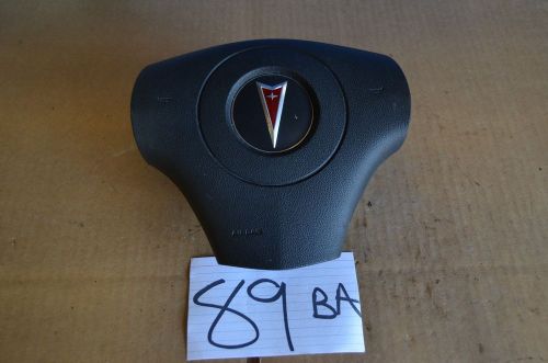 07 08 09 10 pontiac g6 driver airbag air bag wheel used #89-ba