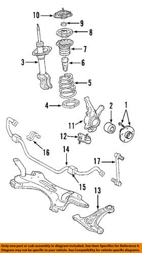 Toyota oem 4815847010 front suspension-lower insulator