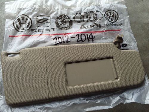 2012 2013 2014 genuine oem vw beetle sun visor tan 5c5857552 right passenger