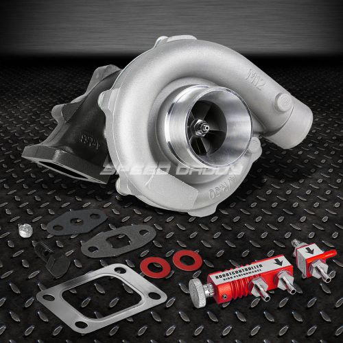 T04e t3/t4 a/r.63 57 trim 5-bolt 400+hp stage iii boost turbo charger+controller