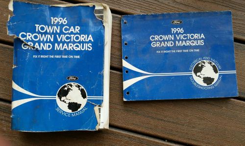 1996 town car crown victoria grand marquis service manual &amp; electrical &amp; vacuum