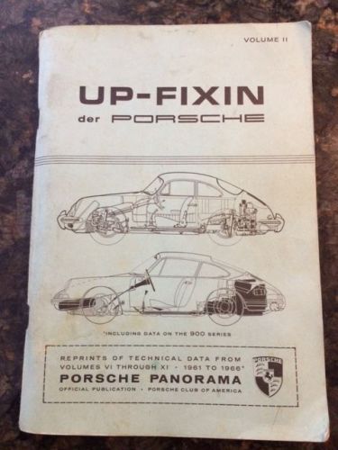 Up fixin der porsche manual - volume ii  - original print