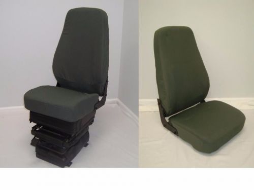 Complete high back seat upgrade kit driver &amp; commander green humvee m998 57k0290