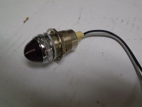 Vintage rat rod,hot rod,bee hive  red dialco dash 12 volt panel light 1&#034;