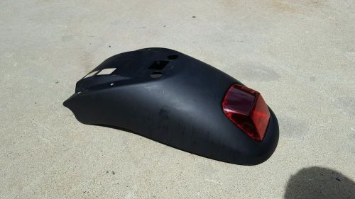 Hd v-rod 180 matte black rear fender vrsca vrscb vrod v rod vrod tail light