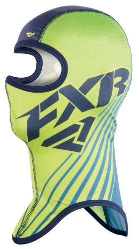 Fxr adult os hi-vis/navy snowmobile turbo balaclava snocross