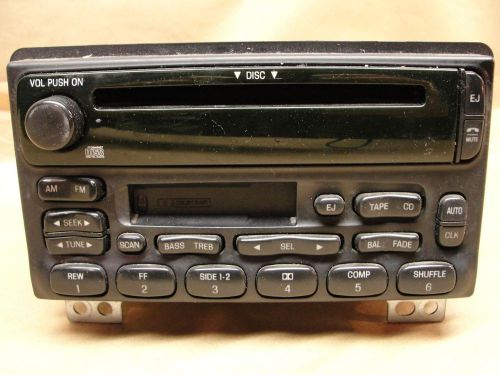 Ford oem cd cassette in dash radio mustang explorer mountaineer 01 02 03 04 05