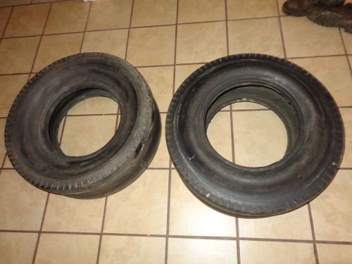 Vintage  nos piecrust slicks m&amp;h racemaster super 260 ... 9.5 - 15 .....9.5x15