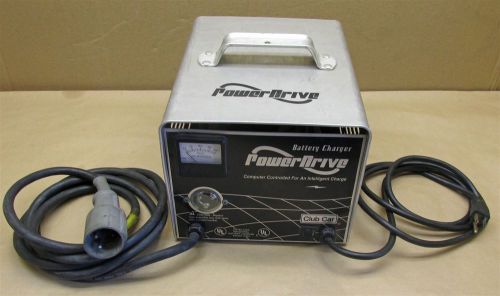 Power drive 48vdc 17 amp club car battery charger lester 17930 120v