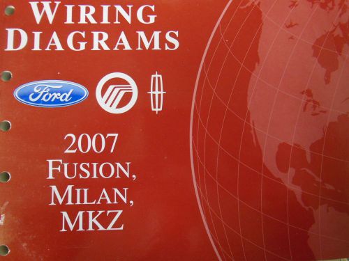 Ford fusion, milan &amp; mkz electrical wiring diagrams 2007 nice &amp; clean