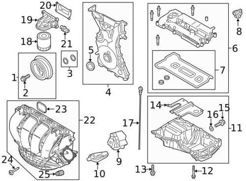 Genuine 2012-2016 ford focus oil pump ds7z-6600-b