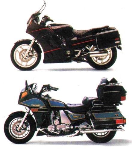 1993 kawasaki concours &amp; voyager brochure--kawasaki