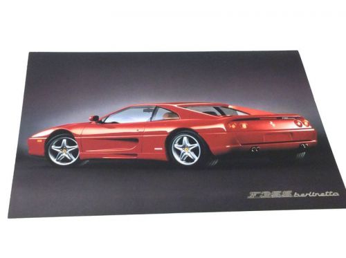 Ferrari f355 berlinetta sales brochure pamphlet sheets