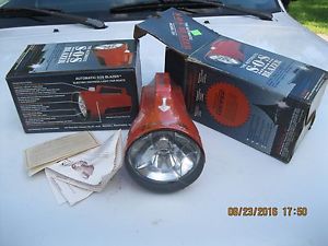 2 nib s-o-s blazer marine lights, 6 volt.  distress light for boats