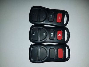 Lot 0f 3 nissan key fob remote keyless  fcc kbrastu15