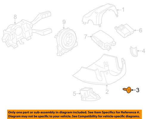 Porsche oem 07-16 911 cluster switches-clock screw 99907315509