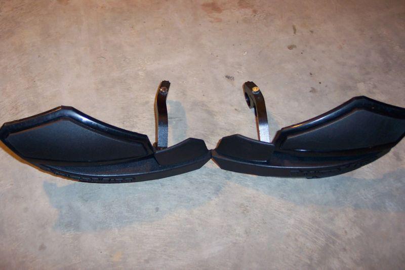 Powermadd hand guards with mounting assembly universal honda suzuki ktm yamaha