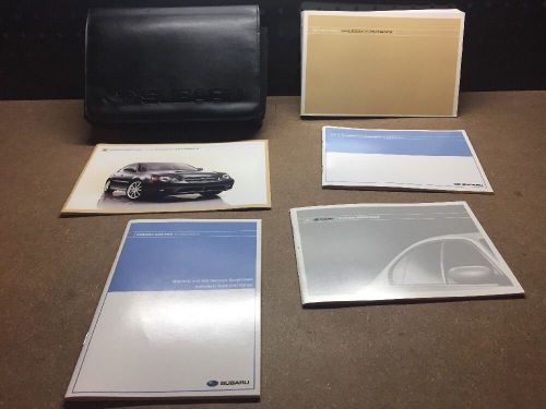 2007 subaru legacy outback owners manual set 07 6 pieces