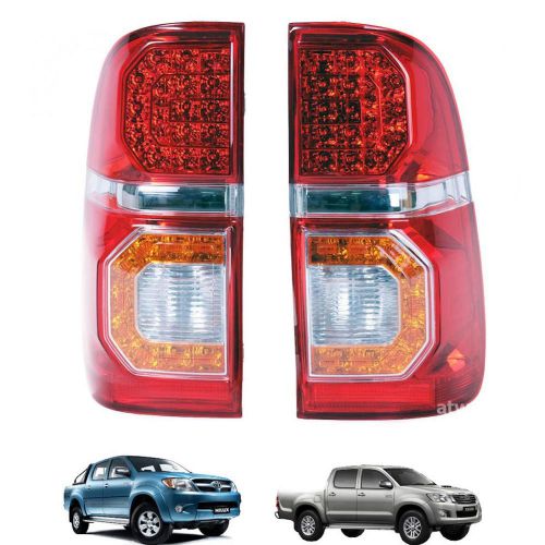 Fit toyota hilux 04-15 sr v6 tail lamp light vigo led pickup ute pickup kun red