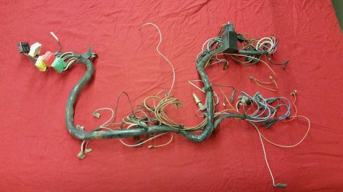 1968-1973 opel gt  dash instrument cluster  gauges wiring loom harness