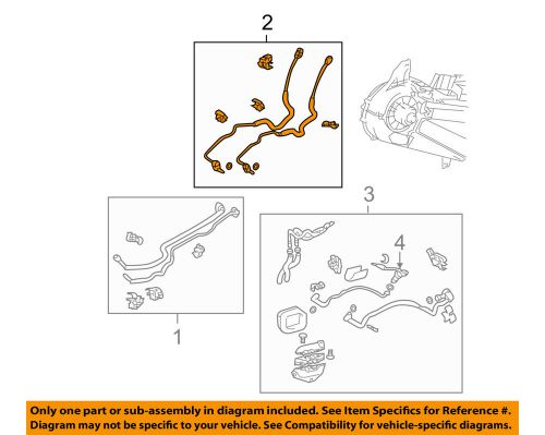 Toyota oem 07-10 sienna 3.5l-v6 rear ac lines-tube assembly 8884008140