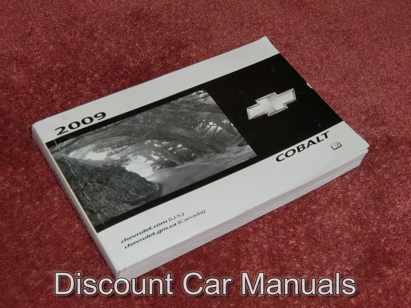 ★★ 2009 chevy cobalt ls lt ss  owners manual l@@k 09!! ★★