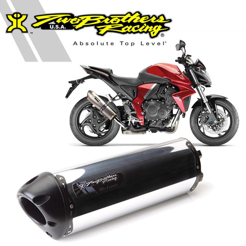 Two brothers v.a.l.e. bs m-2 aluminum slip-on exhaust 2008-2013 honda cb1000