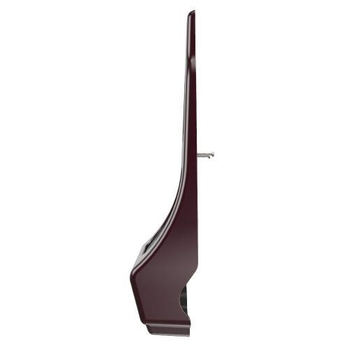 Advan black cherry abs chin spoiler fits air-cooled harley touring 2009-2016