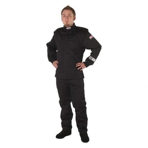 G-force racing gear 4526lrgbk - gf525 series black l size racing jacket