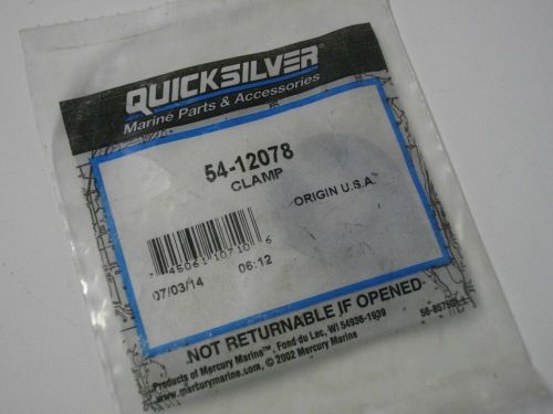 Mercury marine quicksilver mercruiser 54-12078 transom assembly clamp oem